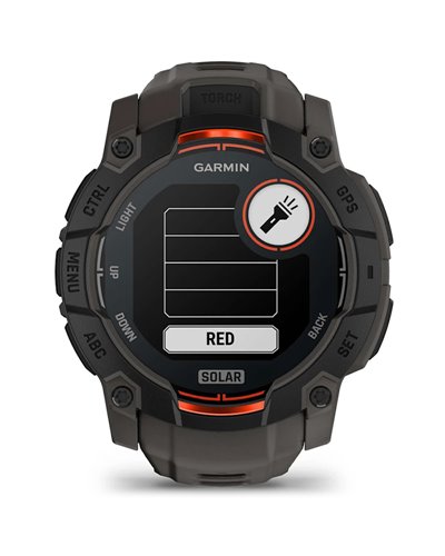 Garmin Instinct 3 Solar Cassa 50mm Orologio GPS Smartwatch HR Integrato, Nero/Grigio
