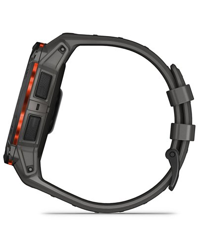 Garmin Instinct 3 Solar Case 50mm Wrist-Based HR GPS Smartwatch, Black/Charcoal