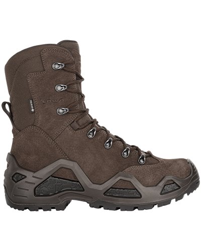 Lowa Z-8N C HI GTX Gore-Tex Men's Tactical/Work Boots Buffalo Leather, Dark Brown