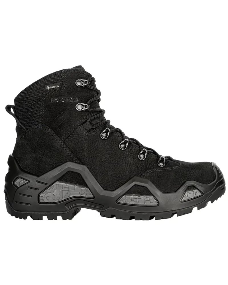 Lowa Z-6N C GTX Gore-Tex Men's Tactical Boots Suede Leather, Black