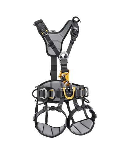 Petzl Harness Astro Size 1, Black/Yellow (EU)