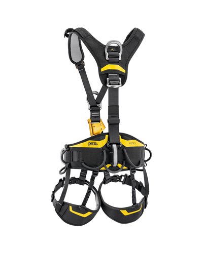 Petzl Imbracatura Astro Taglia 2, Nero/Giallo (EU)