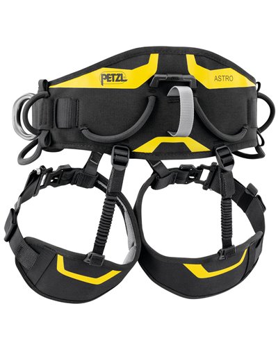 Petzl Harness Astro Sit Size 2, Black/Yellow
