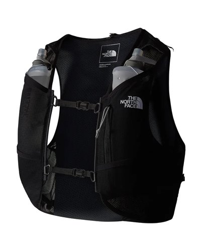 The North Face Sunriser 8 Gilet Idrico Running, TNF Black/TNF White/NPF (2 Soft Flask da 500 ml Incluse)