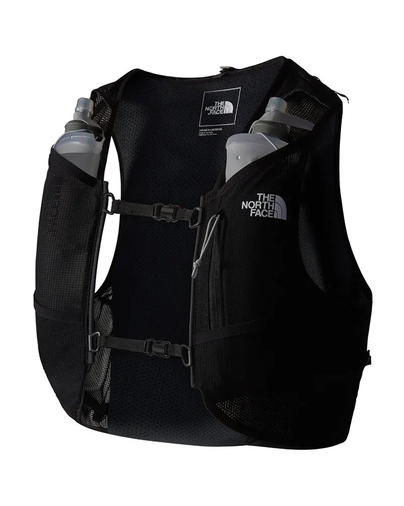 The North Face Sunriser 8 Hydration Running Vest, TNF Black/TNF White/NPF (2 500 ml Soft Flask Included)