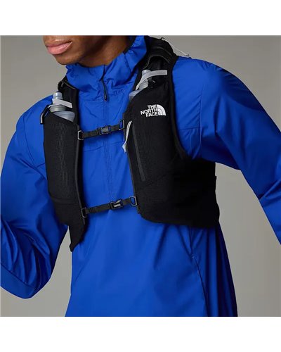 The North Face Sunriser 8 Hydration Running Vest, TNF Black/TNF White/NPF (2 500 ml Soft Flask Included)
