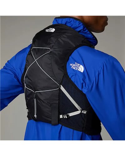 The North Face Sunriser 8 Hydration Running Vest, TNF Black/TNF White/NPF (2 500 ml Soft Flask Included)