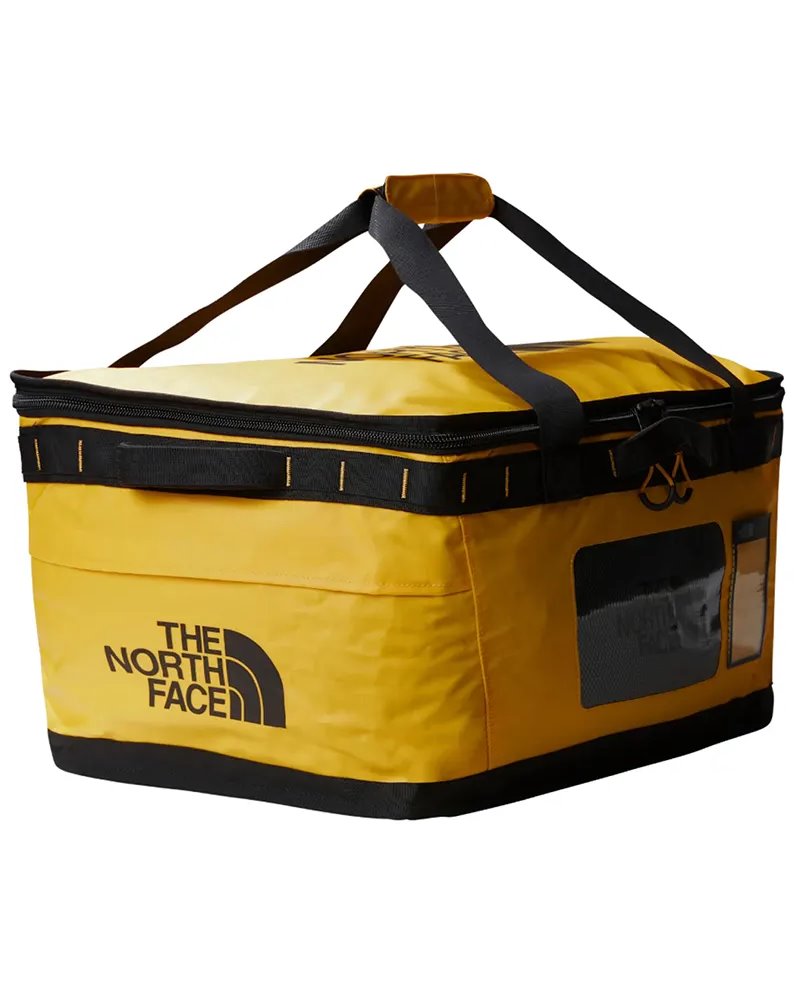 The North Face Base Camp Gear Box M Borsone per Attrezzatura 65 Litri, Summit Gold/TNF Black/NPF