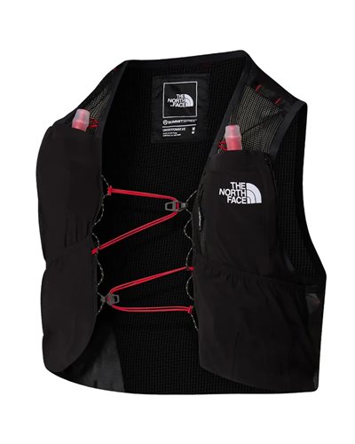 The North Face Summit Run 5 Hydration Running Vest, TNF Black/Asphalt Grey (2 500 ml Soft Flask Included)