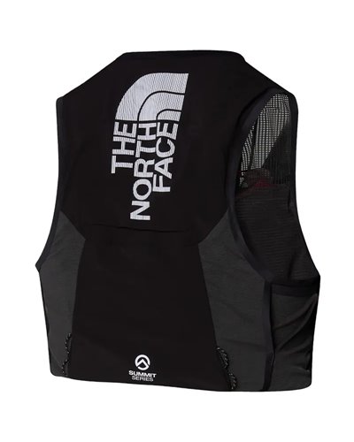 The North Face Summit Run 5 Gilet Idrico Running, TNF Black/Asphalt Grey (2 Soft Flask da 500 ml Incluse)