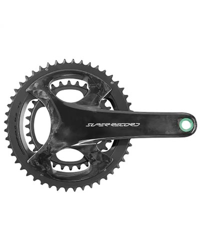 Campagnolo Crankset Super Record Wireless Carbon Pro-Tech TI 2X12S 48X32T 175mm, Black