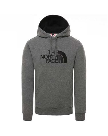 The North Face Drew Peak Men's Hoodie, TNF Medium Grey Heather (STD)/TNF Black