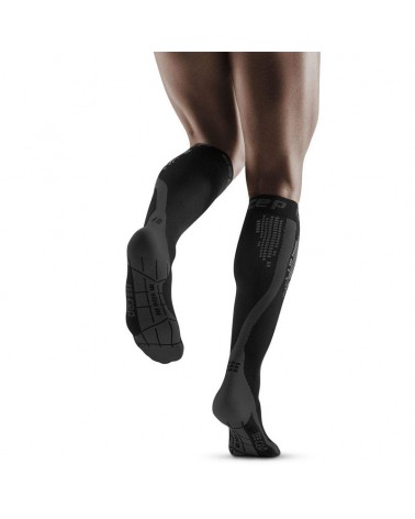 Cep Nighttech Compression Men's Running Socks, Black