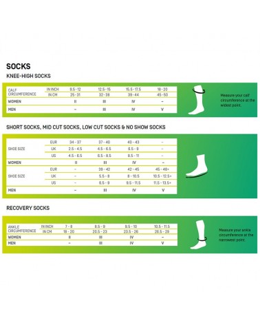 Cep Compression Short Socks 3.0 Men's Multisport Socks, Black/Dark Grey