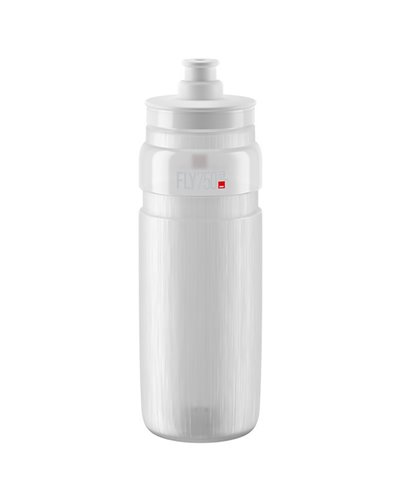 Elite Fly Tex Water Bottle 750ml, Clear/Grey Logo