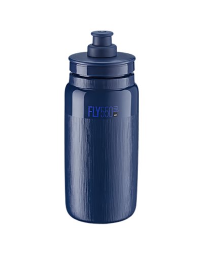 Elite Fly Tex Water Bottle 550ml, Dark Blue