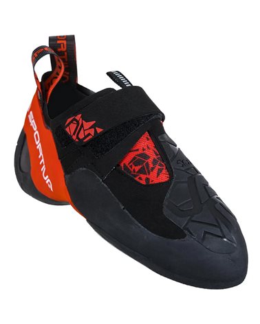 La Sportiva Skwama Climbing Shoes, Black/Poppy