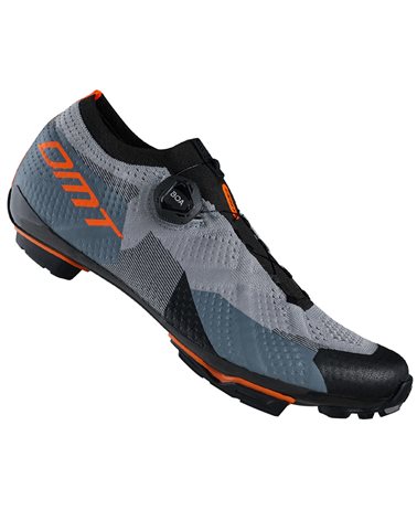DMT KM1 Men's MTB XC/Marathon Cycling Shoes, Anthracite/Black/Orange