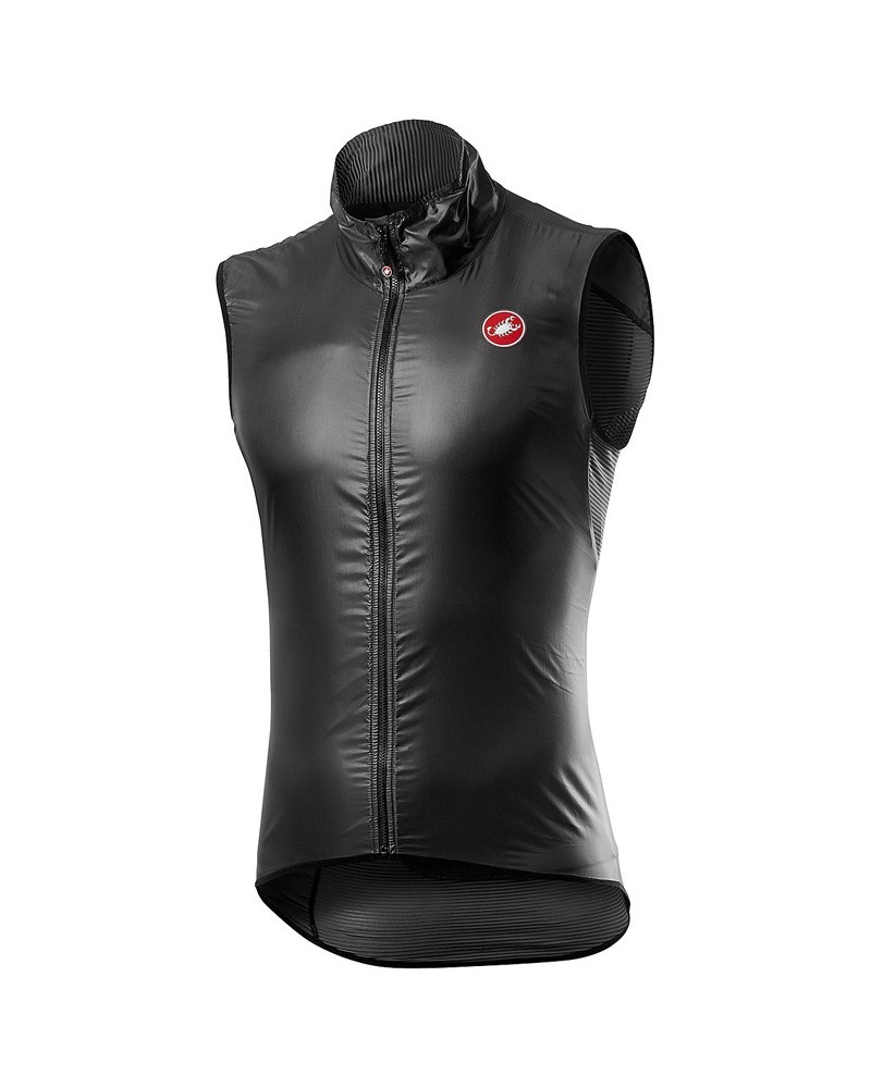 Castelli Aria Windproof Men's Cycling Packable Vest, Dark Gray