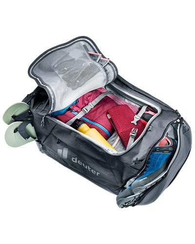 Deuter Duffel Pro 60 Borsone da Viaggio, Nero