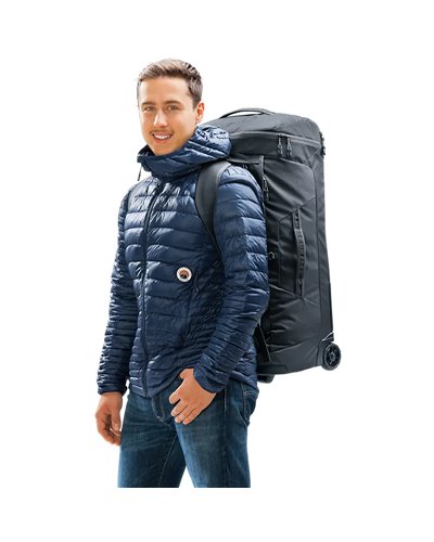 Deuter Duffel Pro Movo 60 Borsone Trolley con Spallacci, Nero