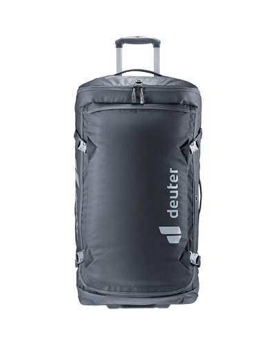 Deuter Duffel Pro Movo 90 Borsone Trolley con Spallacci, Nero