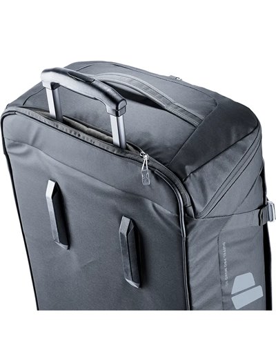 Deuter Duffel Pro Movo 90 Borsone Trolley con Spallacci, Nero