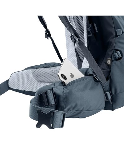 Deuter Futura Air Trek 45+10 SL Women's Trekking Backpack, Black/Graphite