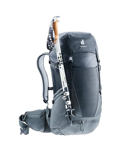 Deuter Futura Pro 36 Zaino Hiking, Nero/Grafite