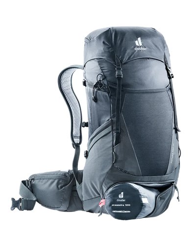 Deuter Futura Pro 36 Zaino Hiking, Nero/Grafite