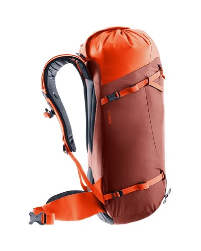 Deuter Guide 30 Zaino Alpinismo, Redwood/Papaya