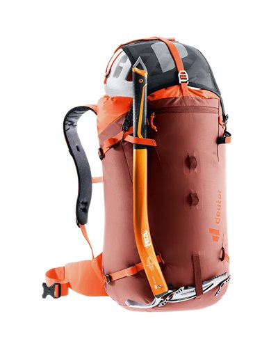 Deuter Guide 30 Zaino Alpinismo, Redwood/Papaya