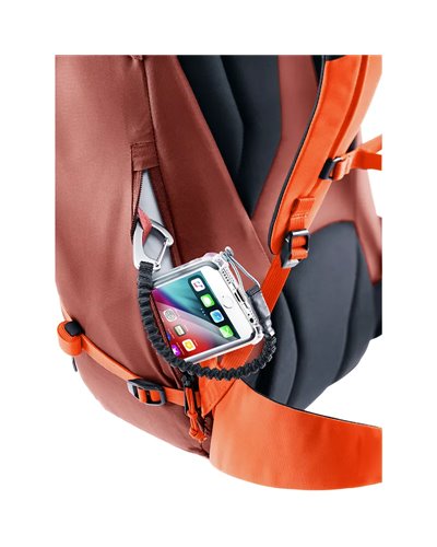 Deuter Guide 30 Zaino Alpinismo, Redwood/Papaya