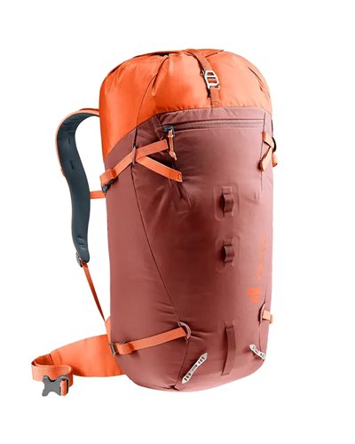 Deuter Guide 30 Zaino Alpinismo, Redwood/Papaya