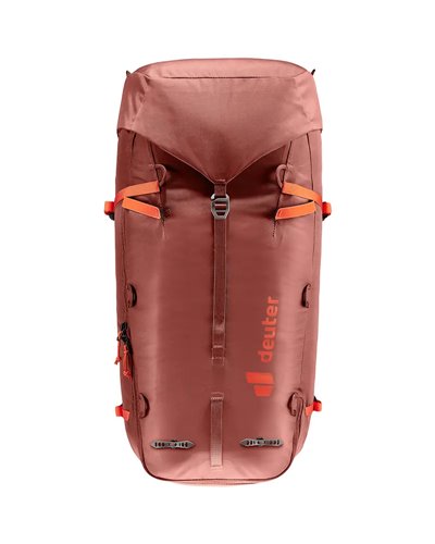 Deuter Guide 34+8 Zaino Alpinismo, Redwood/Papaya