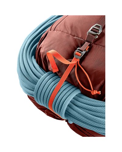 Deuter Guide 34+8 Zaino Alpinismo, Redwood/Papaya