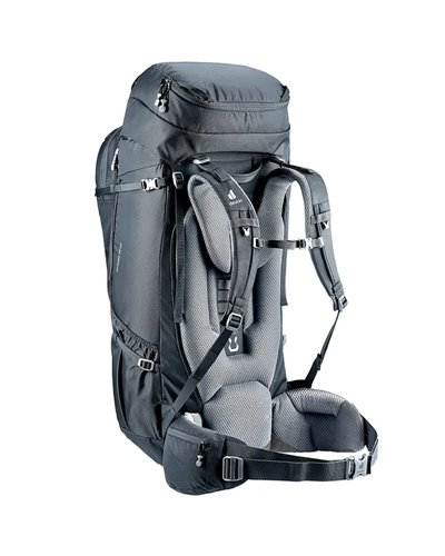 Deuter Voyager 65+10 Zaino da Viaggio, Nero