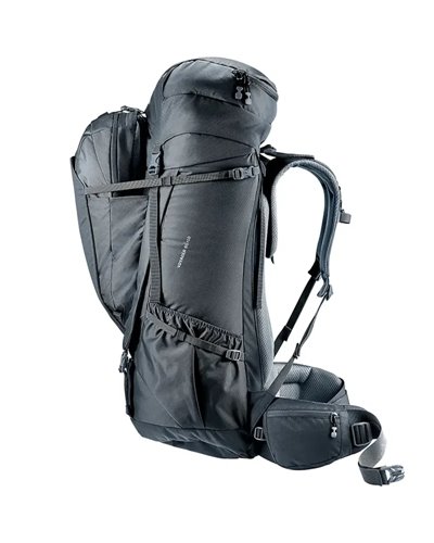Deuter Voyager 65+10 Zaino da Viaggio, Nero