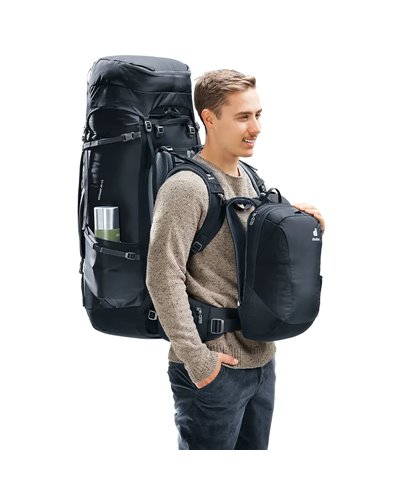 Deuter Voyager 65+10 Zaino da Viaggio, Nero