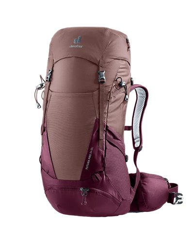 Deuter Futura Pro 34 SL Women's Hiking Backpack, Ashrose/Cassis