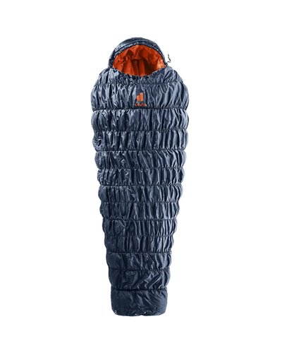 Deuter Exosphere 0° Sleeping Bag Regular - Right, Ink/Paprika