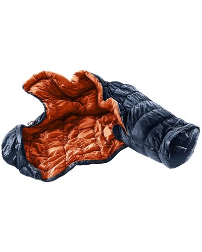 Deuter Exosphere 0° Saccoletto Sintetico Regular - Destro, Ink/Paprika