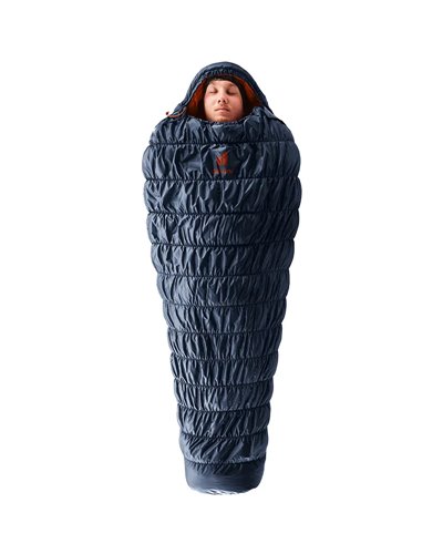 Deuter Exosphere 0° Sleeping Bag Regular - Right, Ink/Paprika