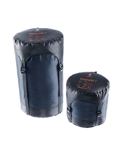 Deuter Exosphere 0° Saccoletto Sintetico Regular - Destro, Ink/Paprika