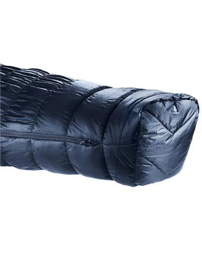 Deuter Exosphere 0° Sleeping Bag Regular - Right, Ink/Paprika