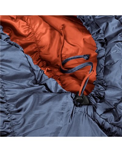 Deuter Exosphere 0° Saccoletto Sintetico Regular - Destro, Ink/Paprika