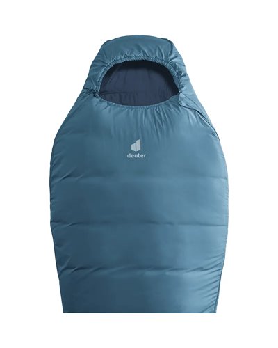 Deuter Orbit +5° Sleeping Bag Regular - Right, Atlantic/Ink