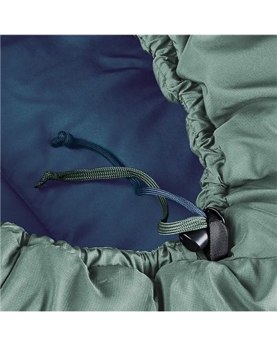 Deuter Orbit 0° Sleeping Bag Regular - Right,  Ivy/Ink