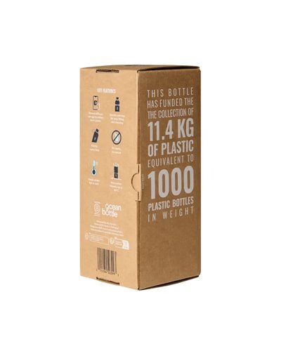 The North Face X Ocean Borraccia in Acciaio Inox 0,75 Litri, TNF Black