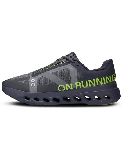 On Cloudsurfer Next Lumos Men's Running Shoes, Black/Iron